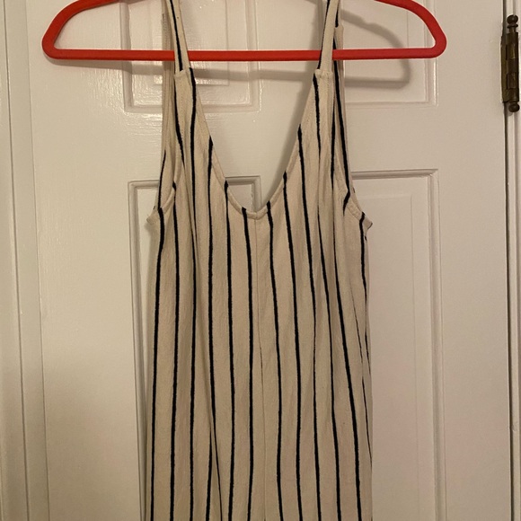 Pull&Bear Stripped Pant Romper - Picture 2 of 5